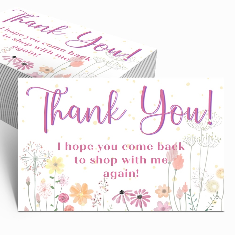 Thank You Cards For Packing Orders